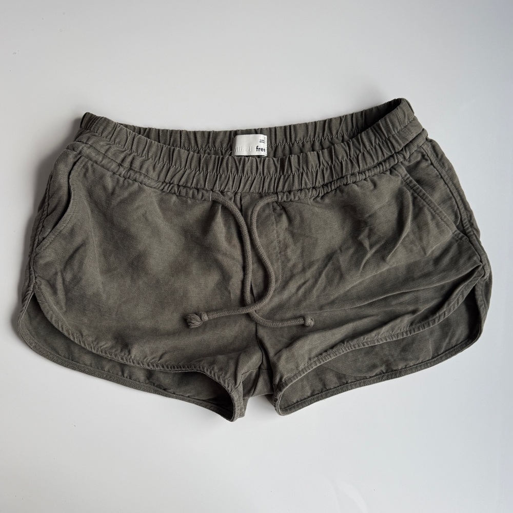 Wilfred Dark Olive Athletic Shorts